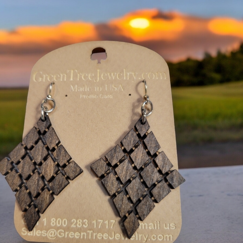 Wood Earrings